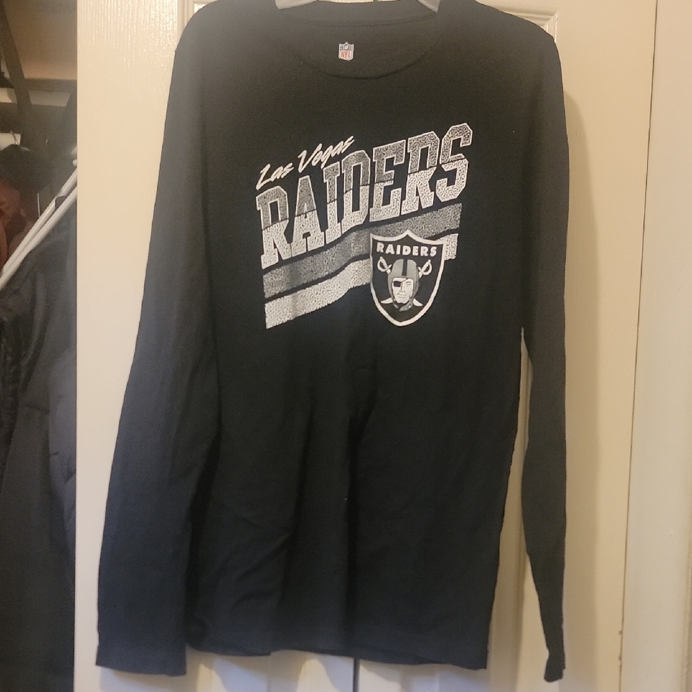NFL Las Vegas Raiders Black Long Sleeve Tee